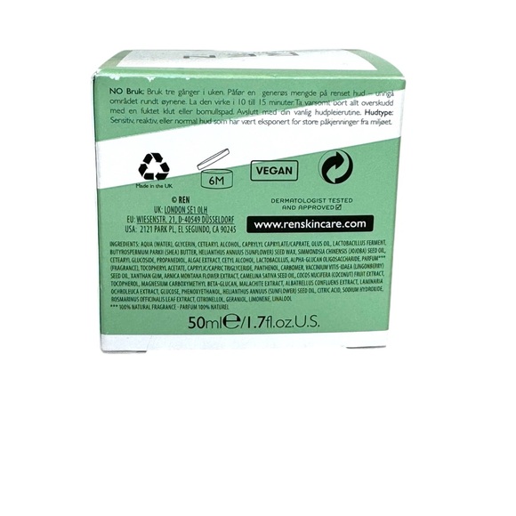 REN Clear Skincare Evercalm Ultra Comforting Rescue Mask, 1.7 Oz - Picture 3 of 5